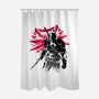 The Witcher Sumi-e-none polyester shower curtain-DrMonekers