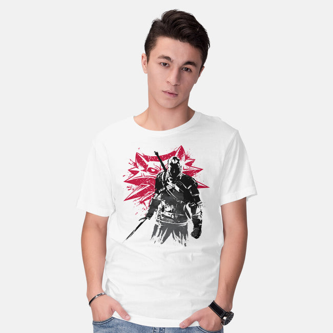 The Witcher Sumi-e-mens basic tee-DrMonekers