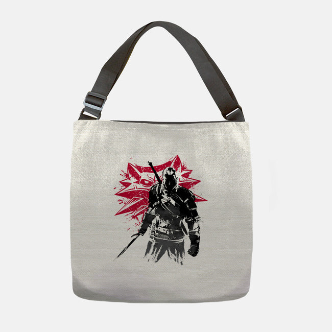 The Witcher Sumi-e-none adjustable tote-DrMonekers