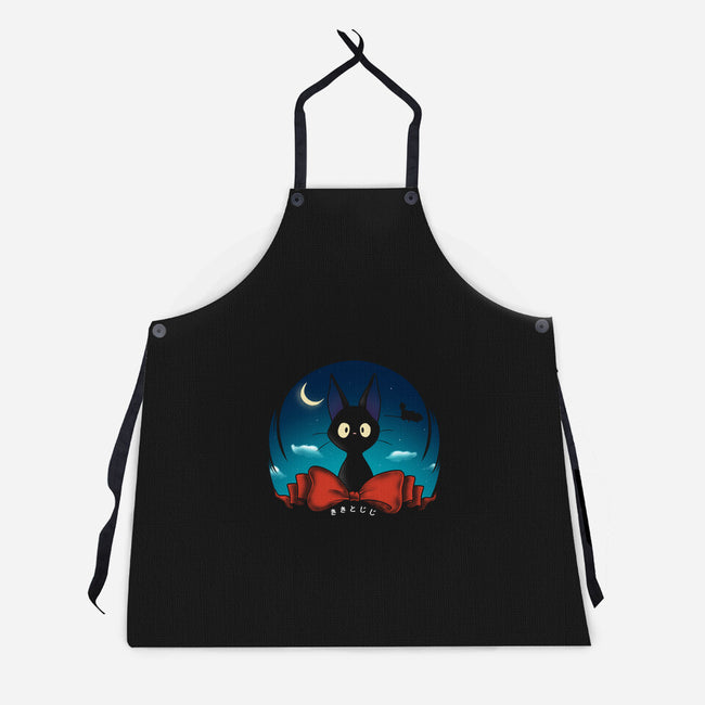 The Witch's Familiar-unisex kitchen apron-Ruwah