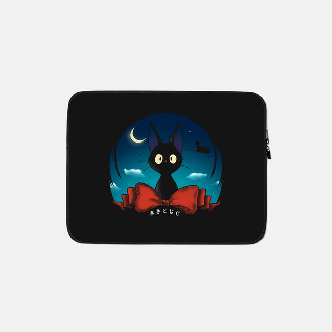 The Witch's Familiar-none zippered laptop sleeve-Ruwah