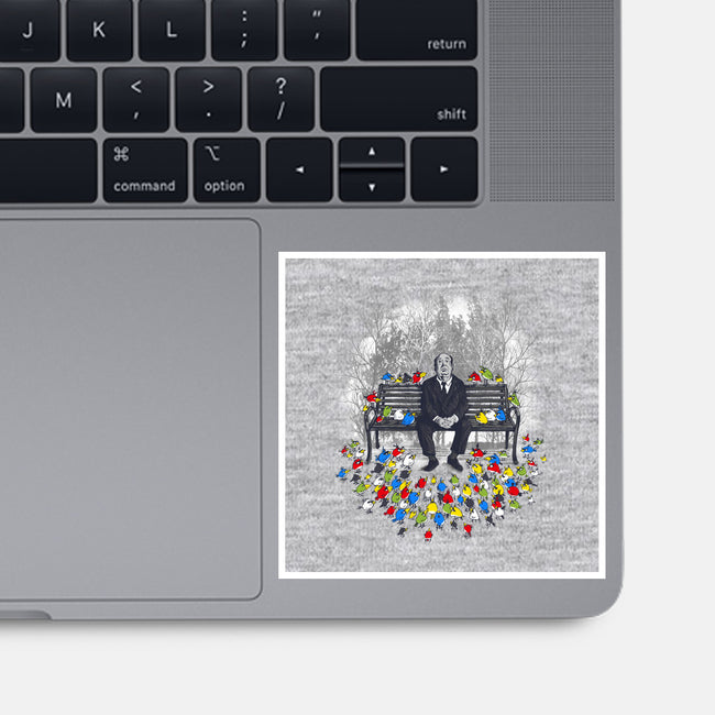 Them Birds-none glossy sticker-dandingeroz