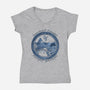 There and Back Again-womens v-neck tee-Joe Wright