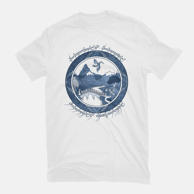 There and Back Again-mens basic tee-Joe Wright