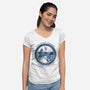There and Back Again-womens v-neck tee-Joe Wright