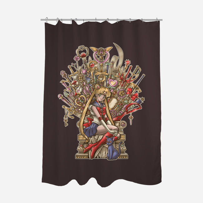 Throne of Magic-none polyester shower curtain-GillesBone