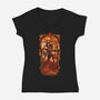 Ties That Bind-womens v-neck tee-MeganLara
