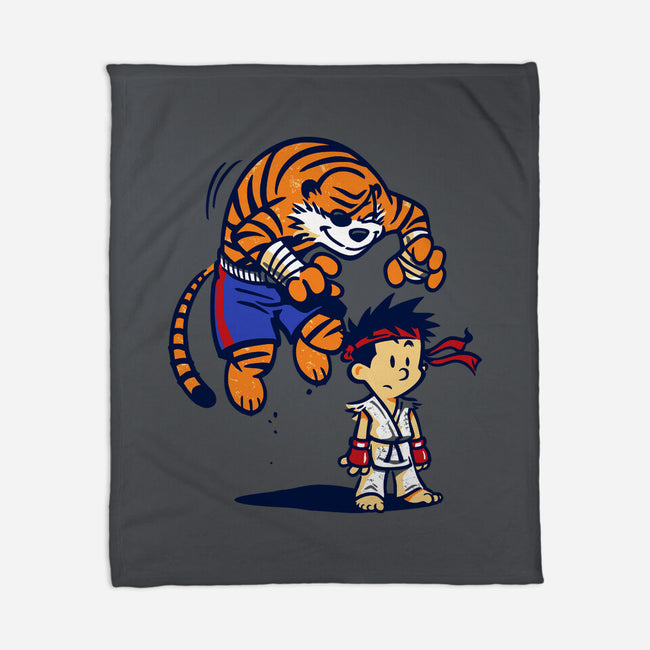 Tiger!-none fleece blanket-WinterArtwork