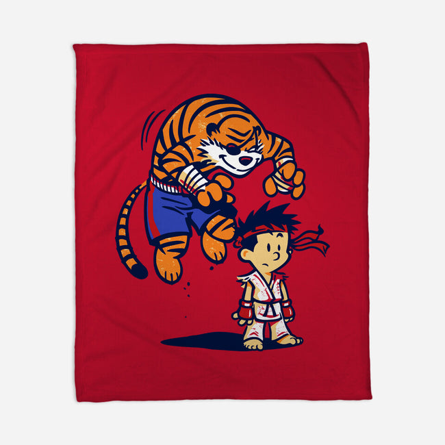 Tiger!-none fleece blanket-WinterArtwork