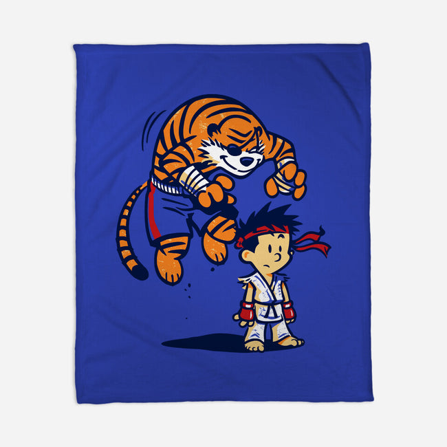 Tiger!-none fleece blanket-WinterArtwork