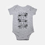 Time Machine Schematics-baby basic onesie-elloco