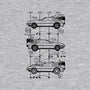 Time Machine Schematics-mens basic tee-elloco