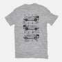 Time Machine Schematics-mens basic tee-elloco