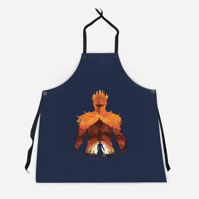 Time to Praise the Sun-unisex kitchen apron-dandingeroz