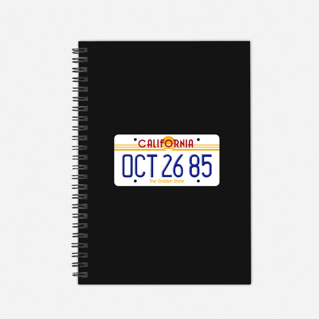 Time Travel-none dot grid notebook-mekazoo