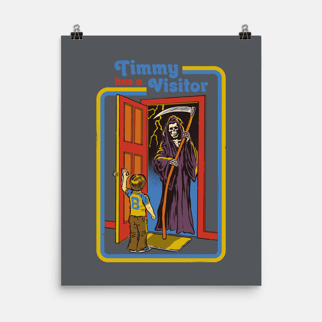 Timmy Has A Visitor-none matte poster-Steven Rhodes