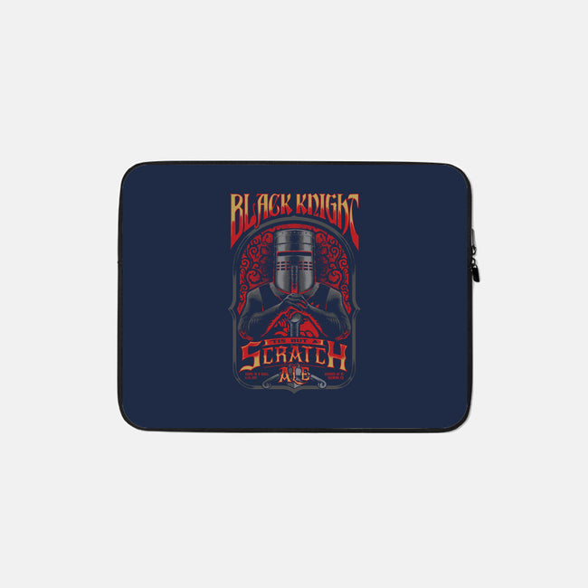 Tis But A Scratch Ale-none zippered laptop sleeve-sixamcrisis