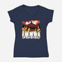 Titan's Road-womens v-neck tee-Coinbox Tees