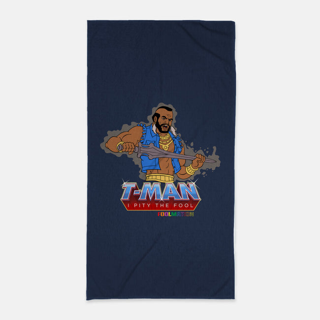 T-Man-none beach towel-tomkurzanski