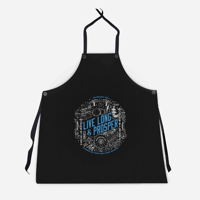 To Boldly Go-unisex kitchen apron-dmh2create