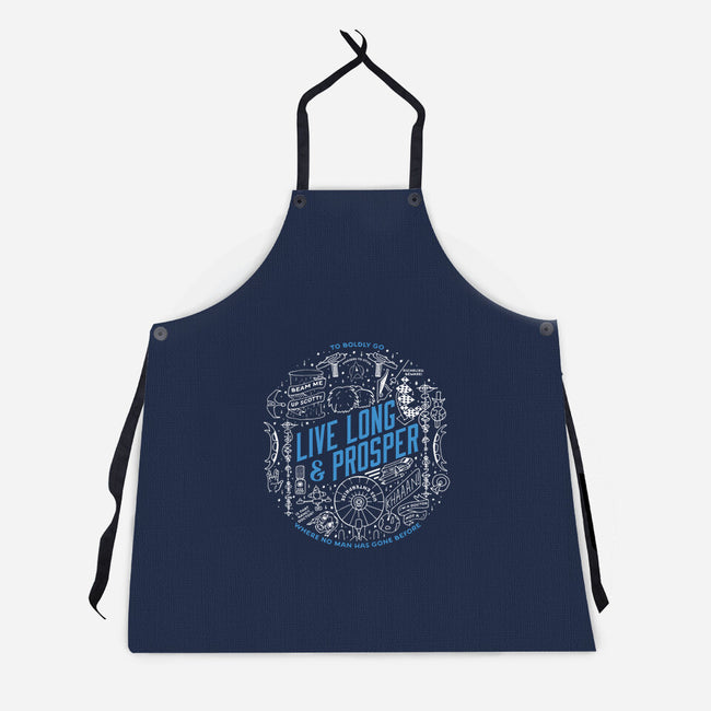 To Boldly Go-unisex kitchen apron-dmh2create