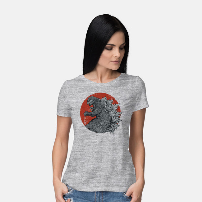 Tokyo Kaiju-womens basic tee-pigboom