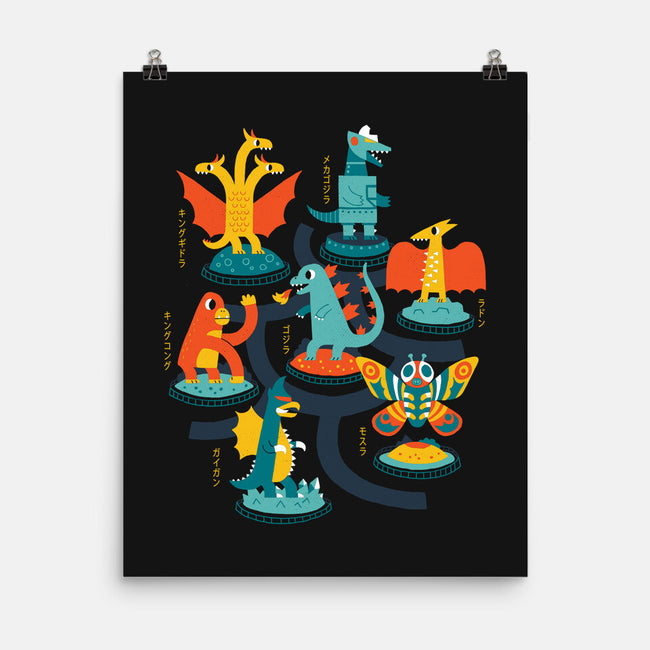 Tokyo Zoo-none matte poster-DinoMike