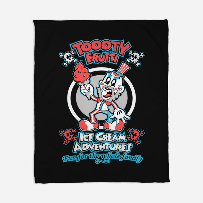 Toooty Frutti-none fleece blanket-JakGibberish