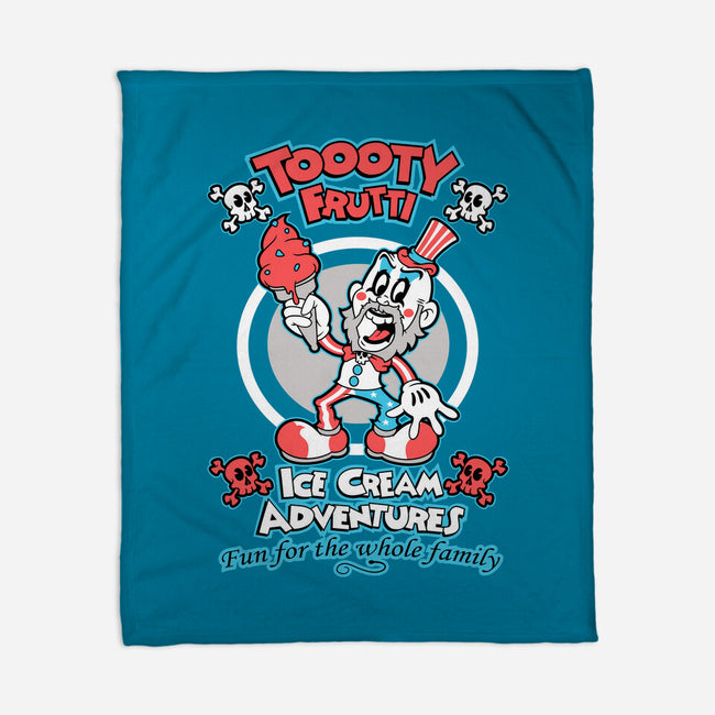 Toooty Frutti-none fleece blanket-JakGibberish