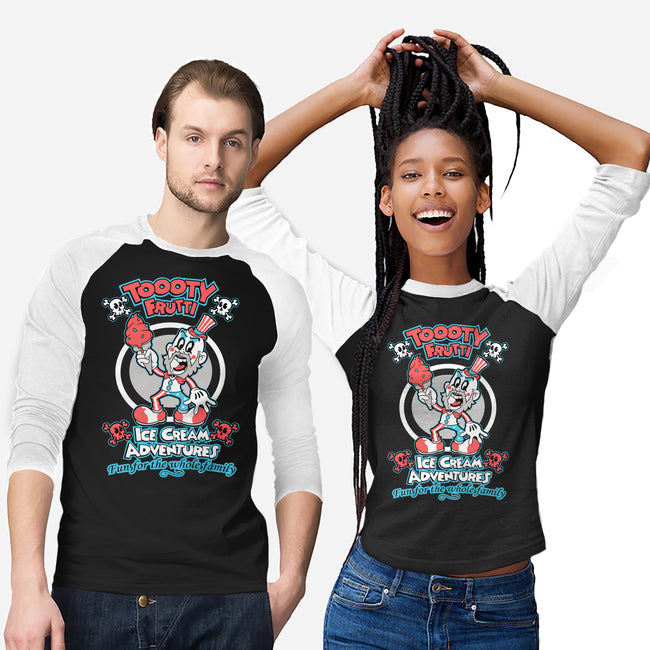Toooty Frutti-unisex baseball tee-JakGibberish