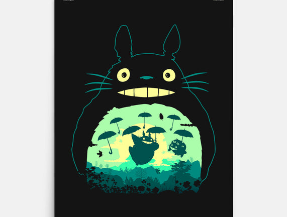 Totoro and His Umbrella