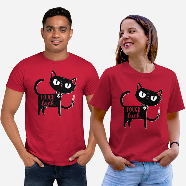 Tough Luck-unisex basic tee-DinoMike