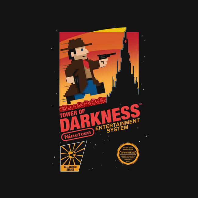 Tower of Darkness-none stretched canvas-mikehandyart