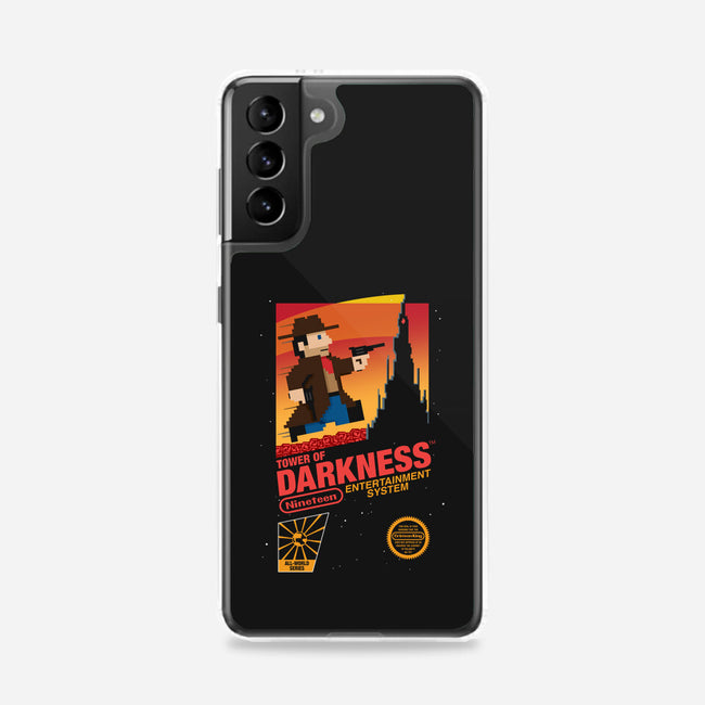Tower of Darkness-samsung snap phone case-mikehandyart