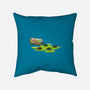 Toxic Drink-none removable cover w insert throw pillow-trheewood