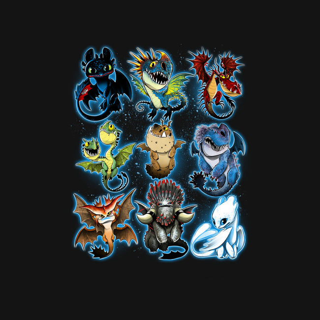 Trained Dragons-none stretched canvas-alemaglia