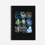 Trained Dragons-none dot grid notebook-alemaglia