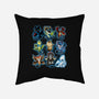 Trained Dragons-none removable cover w insert throw pillow-alemaglia
