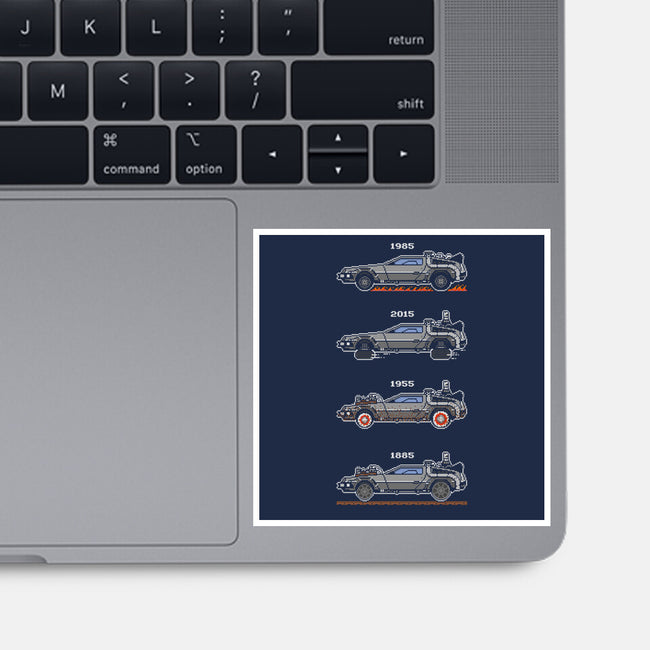 Transport Through Time-none glossy sticker-mauru