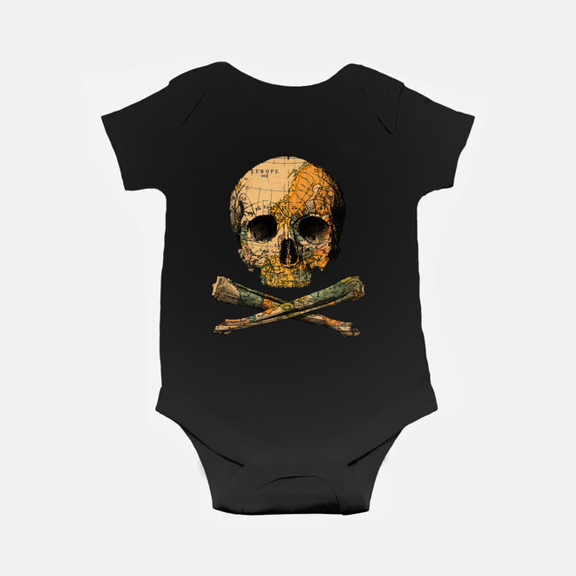 Treasure Map-baby basic onesie-tobefonseca