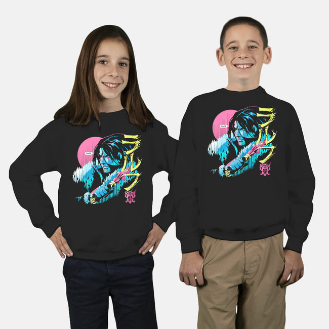 Trevor the Vampire Hunter-youth crew neck sweatshirt-zerobriant