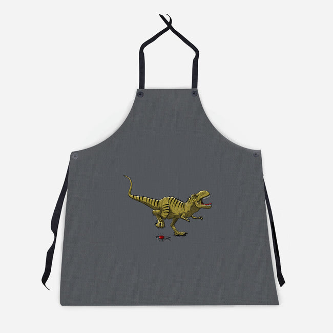 T-Rex-unisex kitchen apron-ducfrench