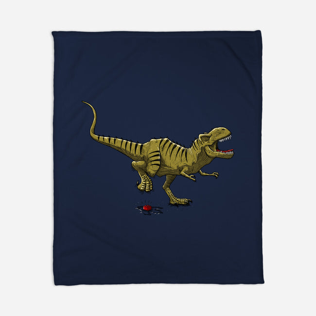 T-Rex-none fleece blanket-ducfrench