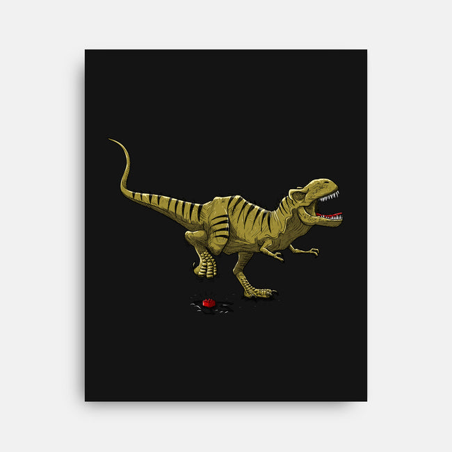 T-Rex-none stretched canvas-ducfrench