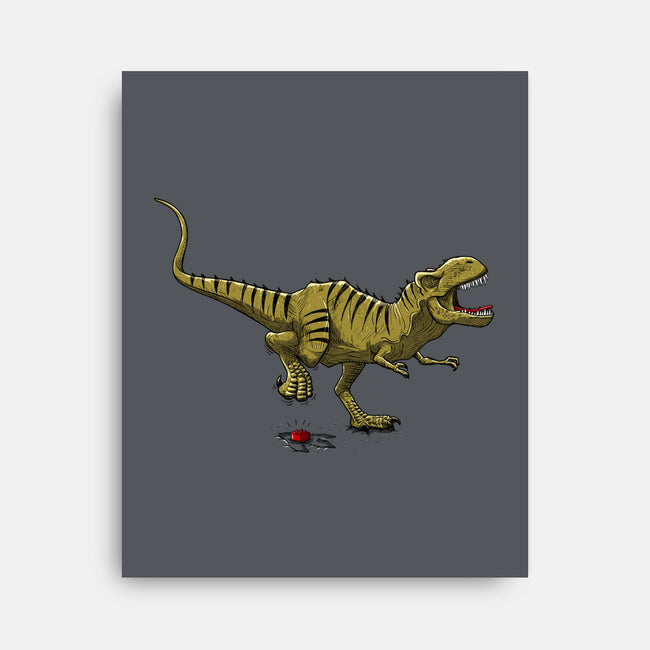 T-Rex-none stretched canvas-ducfrench