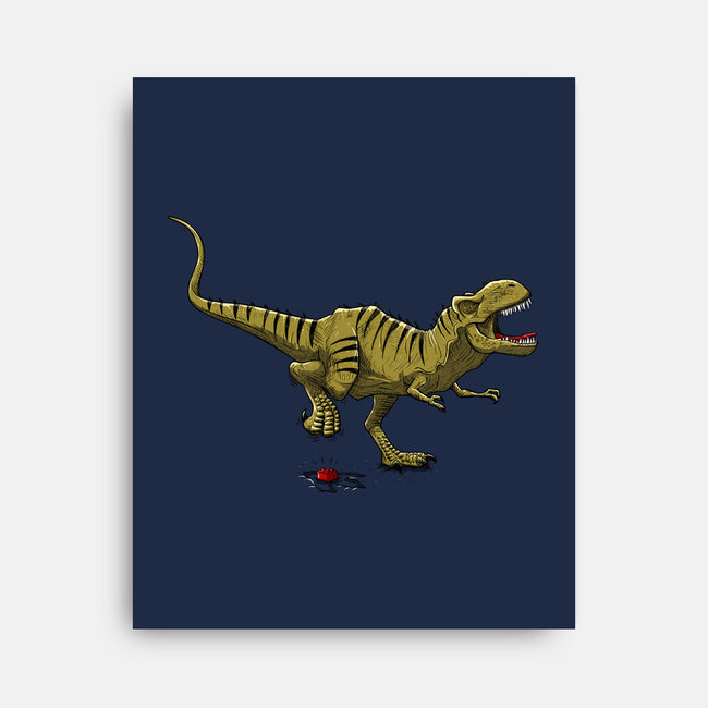 T-Rex-none stretched canvas-ducfrench