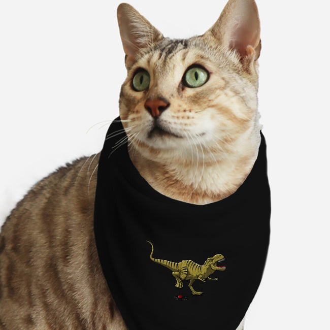T-Rex-cat bandana pet collar-ducfrench