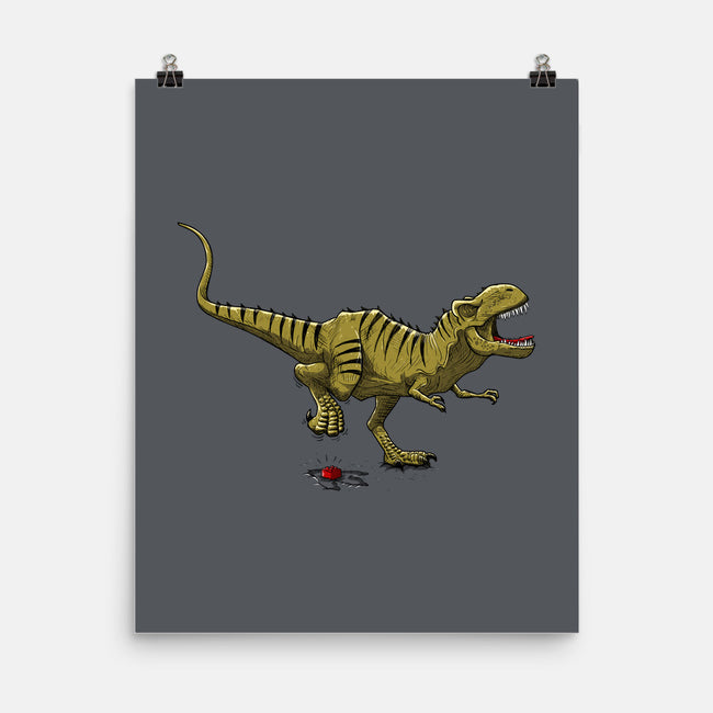 T-Rex-none matte poster-ducfrench