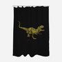 T-Rex-none polyester shower curtain-ducfrench