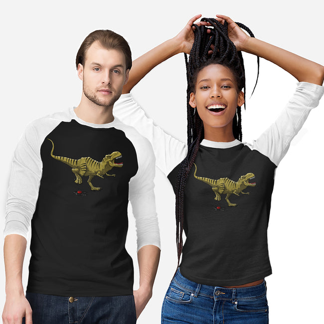 T-Rex-unisex baseball tee-ducfrench